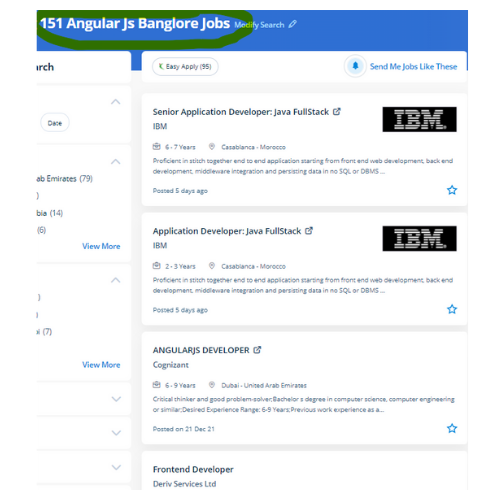 Angular JS internship jobs in Sharjah