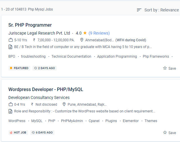Php/MySQL internship jobs in Abu Dhabi